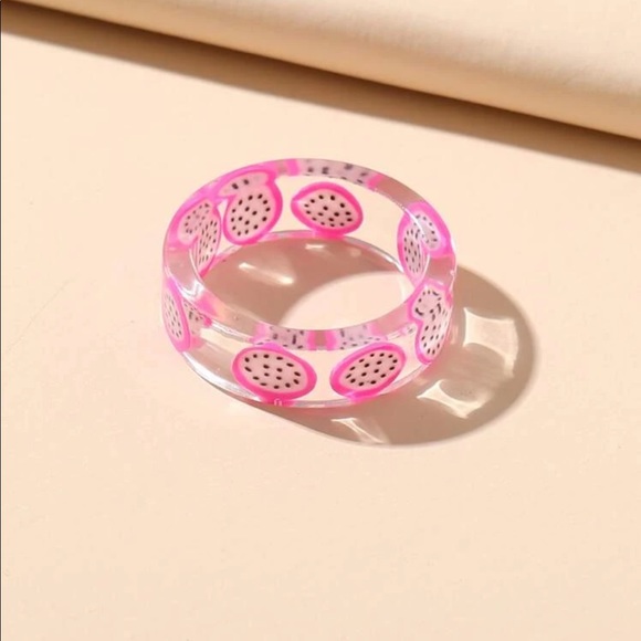 💜Fruit pattern ring - Picture 2 of 3